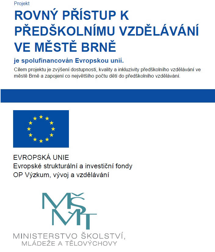 Rovný přístup k předškolnímu vzdělávání v městě Brně